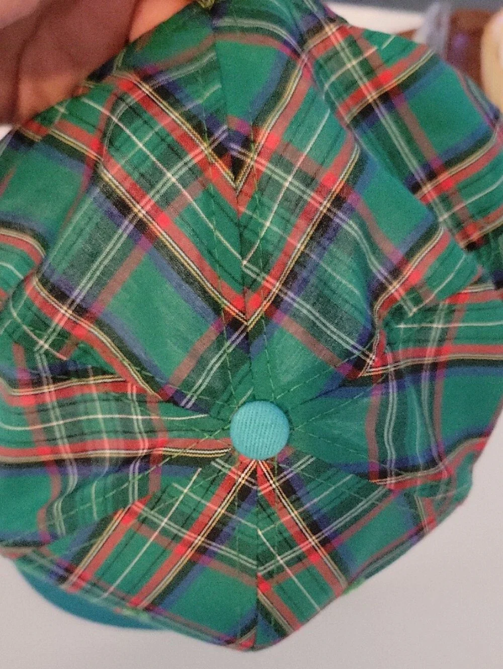 Rare Vintage Orlando Cubs Plaid Baseball Snap-back Cap - Green Teal